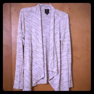 Open cardigan sweater